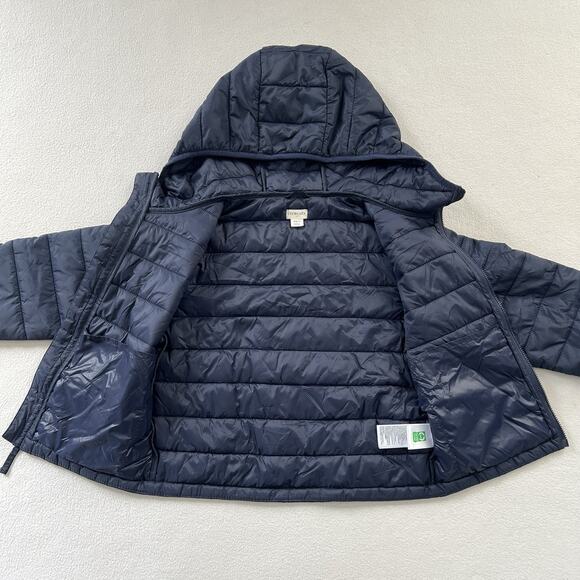 J. Crew Crewcuts Boy Navy Blue Lightweight Packable Puffer Jacket CB277 S 6-7 - Picture 10 of 11